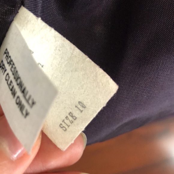 Dark Academia purple plaid Boyfriend Blazer - Picture 6 of 6